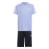 Ensemble adidas Enfant Essentials Aeroready 3-Stripes Regular Fit Bleu/Blanc
