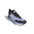 Chaussures Basket-ball adidas Enfant de Cross Em Up Select Mid Bleu/Noir