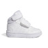 Chaussures adidas Enfant Hoops Mid 3.0 Blanc