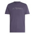 T-shirt Montagne adidas Homme by Terrex Classic Logo Purple