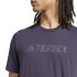 T-shirt Montagne adidas Homme by Terrex Classic Logo Purple