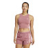 T-shirt Running adidas Femme de Own The Run 3 Bandas Pink