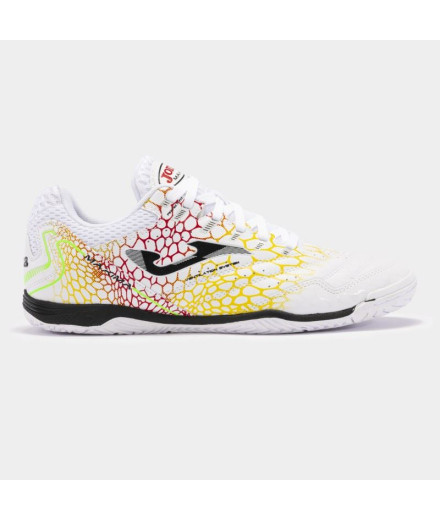 Chaussures de Football sala Joma Maxima 2442 Blanc Jaune...