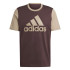 T-shirt adidas Homme Essentials Single Big Logo Marron