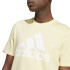 T-shirt adidas Homme Essentials Single Big Logo Yellow