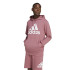 Sweat adidas French Terry Homme Essentials - Sweat à capuche avec grand logo - Rose