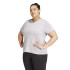 T-shirt Fitness adidas Femme by Aeroready Train Essentials 3-Stripes Gris