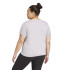T-shirt Fitness adidas Femme by Aeroready Train Essentials 3-Stripes Gris