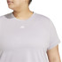 T-shirt Fitness adidas Femme by Aeroready Train Essentials 3-Stripes Gris