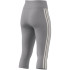 Collants Fitness adidas Femme de Train Essentials 3S 3/4 Gris