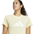 T-shirt adidas Femme Train Essentials Big Performance Logo Training Yellow