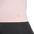 T-shirt adidas Femme Aeroready Train Essentials Minimal Branding Col V Rose