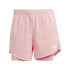 Pantalons Fitness adidas Femme by Aeroready Minimal 2 In 1 Shorts Pink
