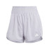 Pantalons adidas Femme Pacer Training 3 Stripes Woven High Rise Gris