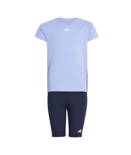 Ensemble adidas 3 bandes blanches