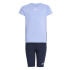 Ensemble adidas 3 bandes blanches