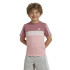 T-shirt adidas Enfant Little Tiberio 3-Stripes Colorblock Cotton Pink