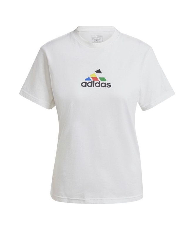 T-shirt adidas Femme House Of Tiro Nations...