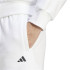 Pantalon adidas Femme Essentials - Petit logo Feel Cozy - Ourlet ouvert - Blanc