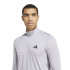 Sweat adidas Homme Train Essentials Camo Training 1/4 Zip Longsleeve Grey