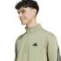 Sweat adidas Homme Future Icons 3 Band Half Zip Green