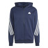 Veste adidas Homme Future Icons 3-Stripes Full-Zip Hoodie Bleu