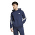 Veste adidas Homme Future Icons 3-Stripes Full-Zip Hoodie Bleu