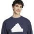 Sweat adidas Homme Future Icons Bos Crew Bleu