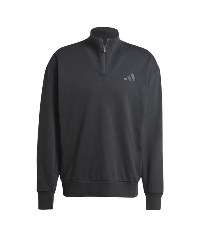 Sweat adidas Homme All Szn Fleece 1/4 Zip Crew...