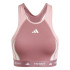 Brassiere de sport adidas Femme Techfit Medium Support High Neck Pink
