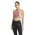 Brassiere de sport adidas Femme Techfit Medium Support High Neck Pink