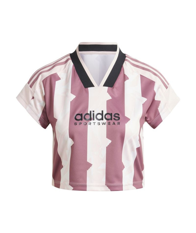 T-shirt adidas Femme Tiro Cut 3 Stripes Print...