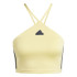 T-shirt adidas Haut Femme Tiro Cut 3 Band Summer Triangle Yellow