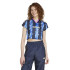 T-shirt adidas Femme Tiro Cut 3 Stripes Print Baby Blue