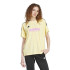 T-shirt adidas Femme Tiro Cut 3 Stripes Jacquard Boyfriend Yellow