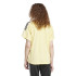 T-shirt adidas Femme Tiro Cut 3 Stripes Jacquard Boyfriend Yellow