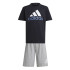 Ensemble adidas Little Essentials Logo et Kids Noir