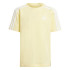 T-shirt adidas Enfant Little Essentials 3 bandes coton jaune