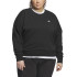 Sweat adidas Femme Essentials Petit logo Feel Cozy Inclusive Noir/Blanc