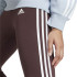 Collants adidas Femme Essentials 3-Stripes Marron