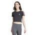 T-shirt adidas Femme Essentials 3 Bands Baby Noir