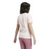 T-shirt adidas Fille Essentials - Coupe cintrée en coton avec logo linéaire - Rose