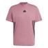 T-shirt adidas Homme Future Icons 3-Stripes Rose