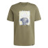 T-shirt adidas Homme Doodle Graphic Vert olive