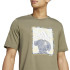 T-shirt adidas Homme Doodle Graphic Vert olive