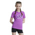 T-shirt Fitness adidas Fille par Training Graphic Morado