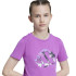 T-shirt Fitness adidas Fille par Training Graphic Morado