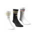 Chaussettes adidas Enfant 3Stripes Cushioned Sportswear Crew 3 Pair Blanc/Noir