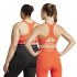 Brassiere de sport Fitness adidas Femme by Techfit Medium Support Red
