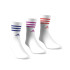 Chaussettes adidas Enfant 3Stripes Cushioned Sportswear Crew 3 Pair Blanc
